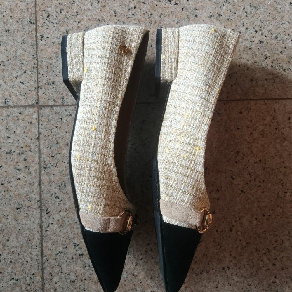 Woman Ladies High Low Heel Shoes - Picture 3 of 3
